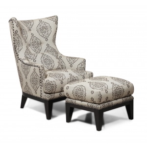 Brewster Accent Chair & Ottoman